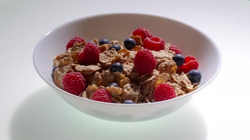 Bowl of Cereal with Berries