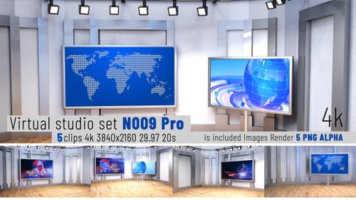 Virtuelles Studioset N009 Pro