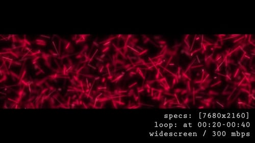 Dynamic Red Neon Lines Abstract Tech Background