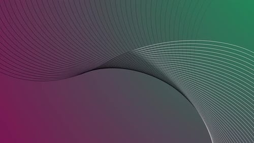 Abstract Geometric Flowing Lines Background Animation