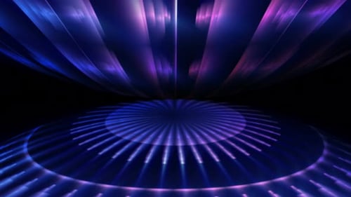 Abstract Circle Light Rays 01