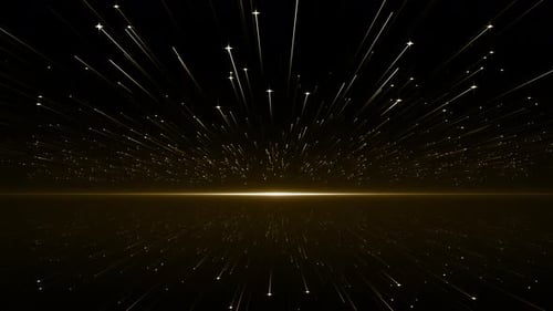 Shimmering Golden Particles Award Ceremony Background