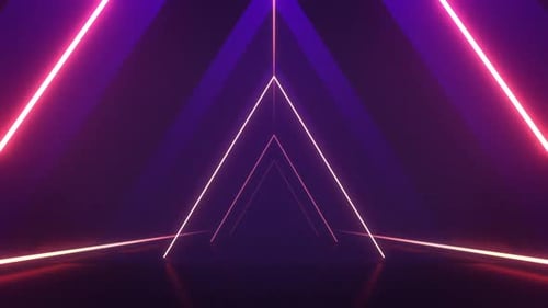Triangle Tunnel VJ Loop