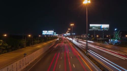 Traffic at Night City