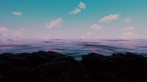 Sea And Rocky Landscape