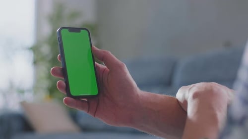 Man using mobile phone