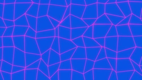 Abstract sci-fi pink grid or wireframe net footage