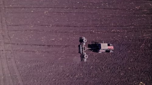 Tractor on the Field