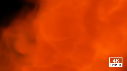 Orangefarbener Rauch 4K