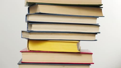 Stack of Hardcover Books