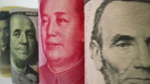 Foreign Currency Money Exchange Concept