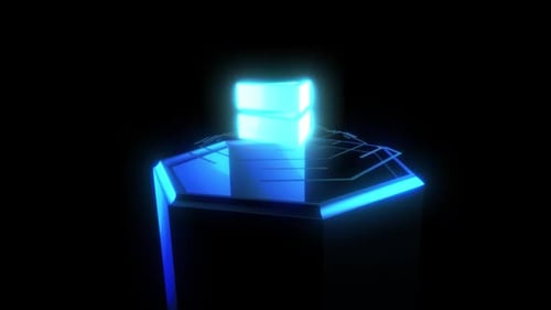 3d Nft hud background