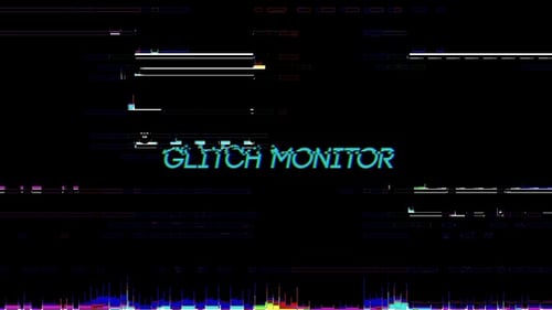 Digital Glitch Fast Impact Transition