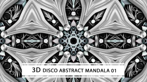 Disco Abstract Mandala 01