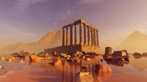 Ruined Greek Temple