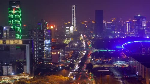 Import and Export Canton Fair in Guangzhou China Timelapse