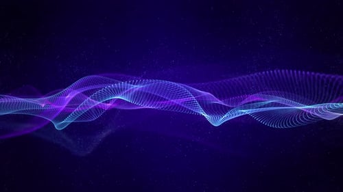 abstract waveform futuristic motion background V2