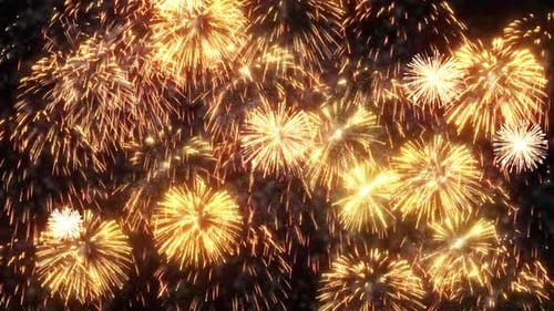 Goldenes Feuerwerk