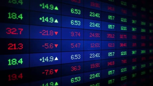 Stock Market Ticker Board