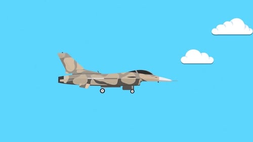 supersonic military fighter jet airplane flying over sky