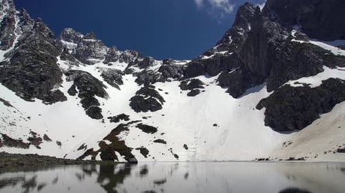 Mountain Peak Crater Lake