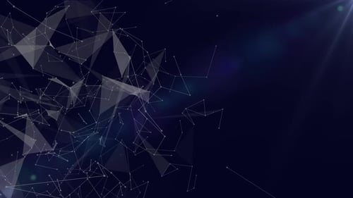 Plexus Background Loop 4k, Copy Space