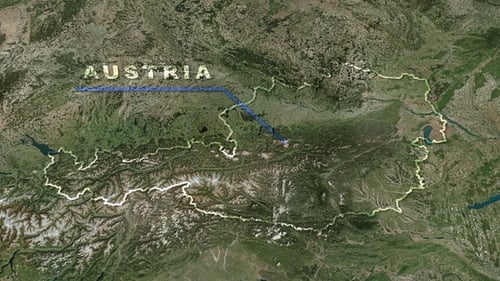Austria World Map