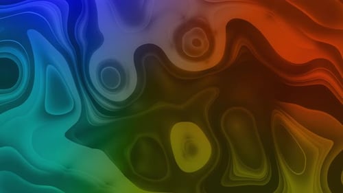 Abstract Fluid Colorful Gradient Wavy Background