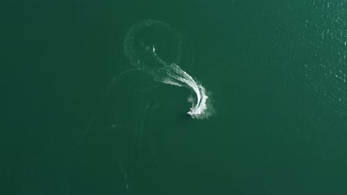 Water Scooter In The Sea