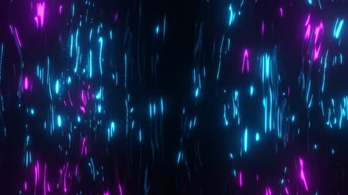 Looped animation. Abstract colorful wavy background. 3d rendering.