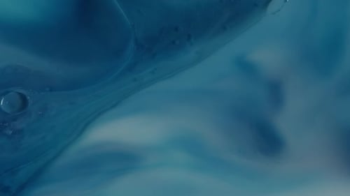 Abstract Blue and White Fluid Motion