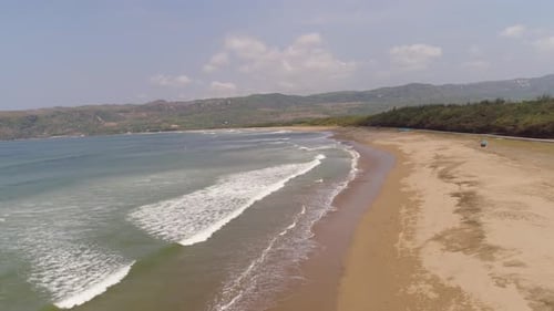 Sandy Beach in Tropical Resort