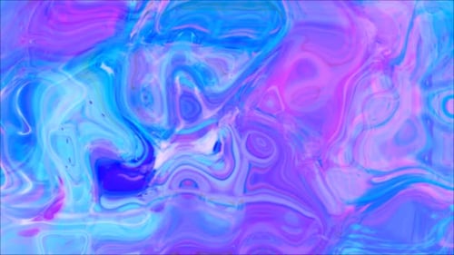 Abstract Fluid Ink Swirls Looping Background Animation