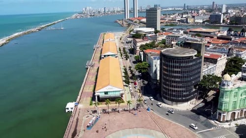 Recife Pernambuco Brésil. Bâtiments historiques du centre-ville.