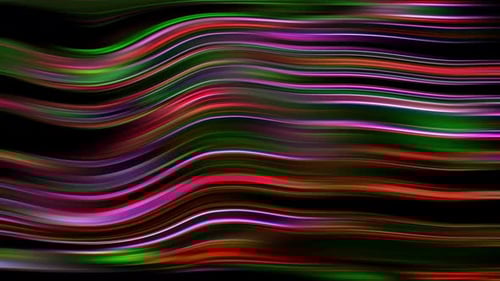 Animation Stripes Horizontal Line Colorful Twisted Background