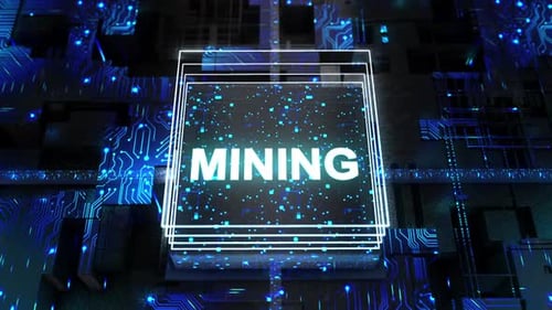 Fondo de tablero abstracto digital minería