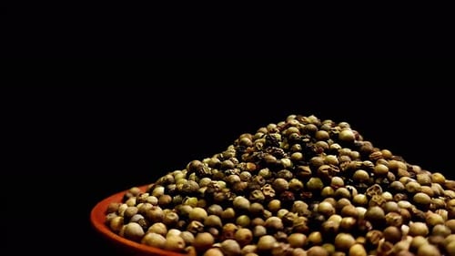Close Up of Coriander Seeds in Bowl