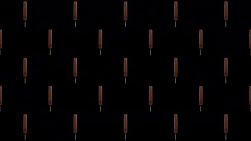 Chocolate Ice Cream Stick Bar Turnaround Background