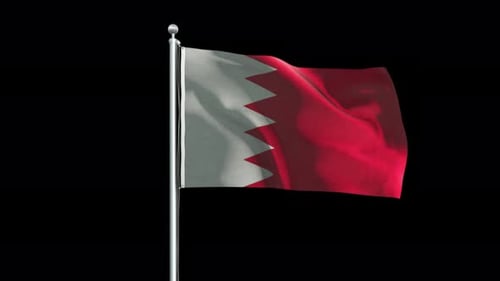 Bahrain Flag Big