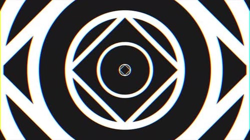 Circles hypnotic animation