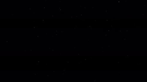 Animated Twinkling Stars on Black Background
