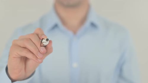 Writing ERP System on Clear Surface