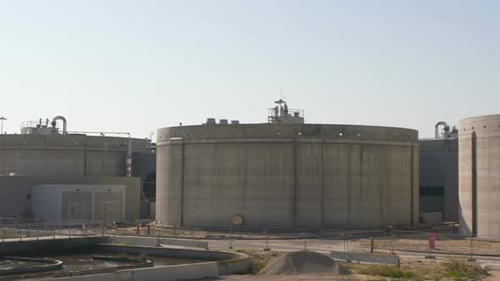 Water Treatment Plant on a Sunny Day