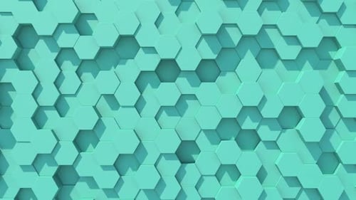 Beautiful geometrical Low poly hexagonal surfaces
