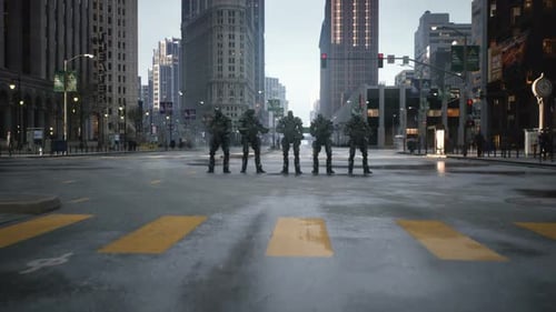 Military Robots On The Streets