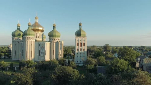 View of Beautiful Church and Nature of City