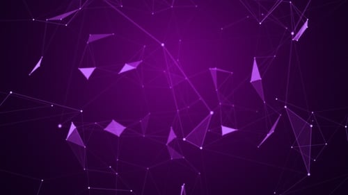 Abstract Digital Plexus Network Loop Background