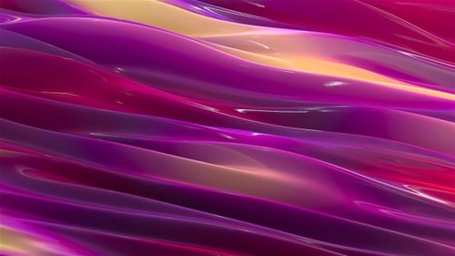 Fluid Abstract Glossy Waves Background Loop