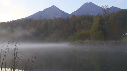 Quite Morning Foggy Lake 2