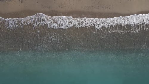 Ocean Waves Aerial View